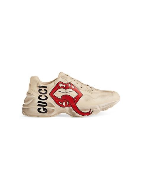 GUCCI Rhyton sneaker with mouth print