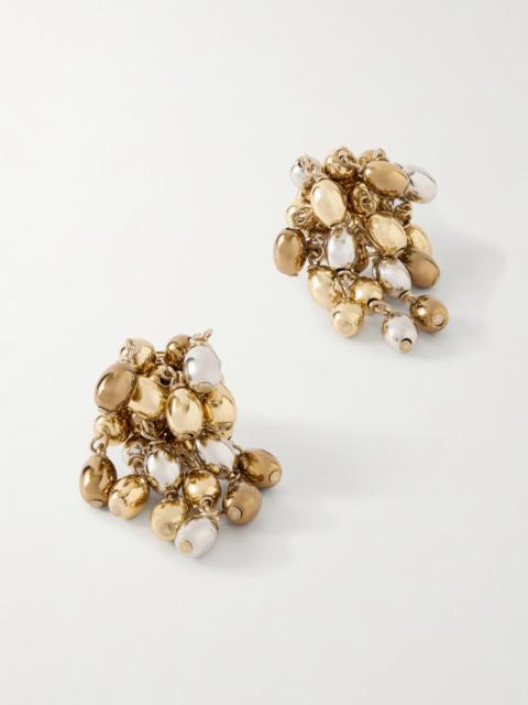 Lemaire Seeds Gold And Silver-tone Earrings