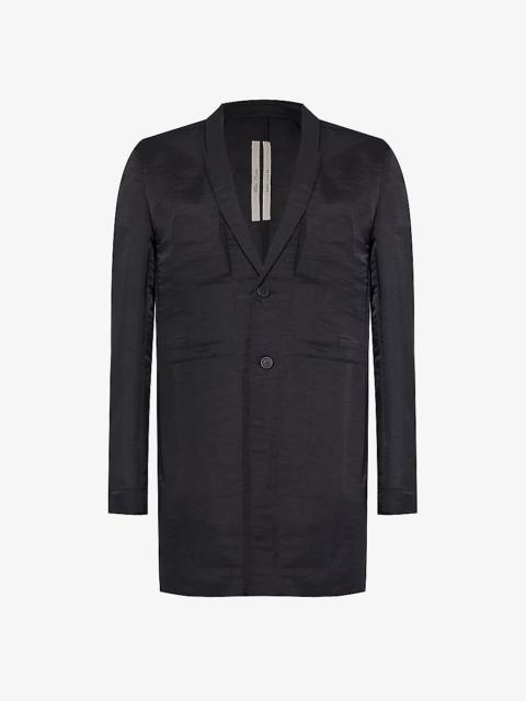 Lido semi-sheer relaxed-fit silk-blend jacket