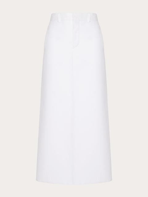 Valentino COMPACT POPLIN SKIRT