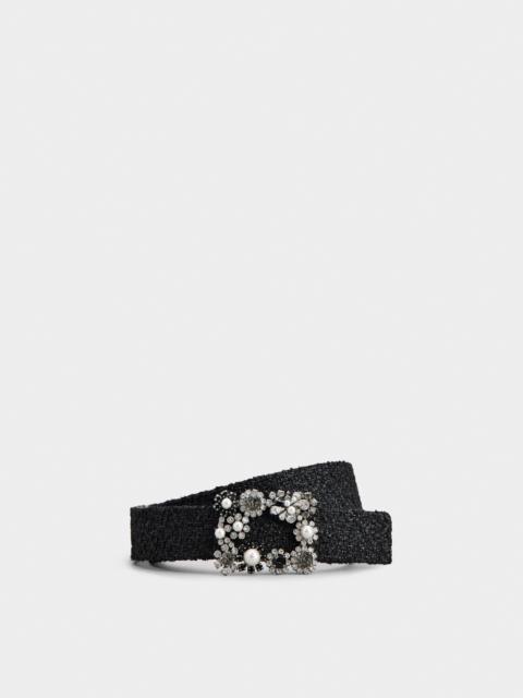 Roger Vivier Efflorescence Belt in lurex