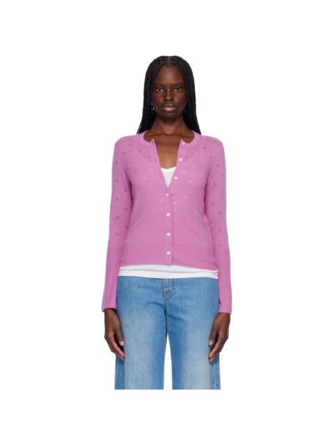 Purple Jane Pointelle Cardigan