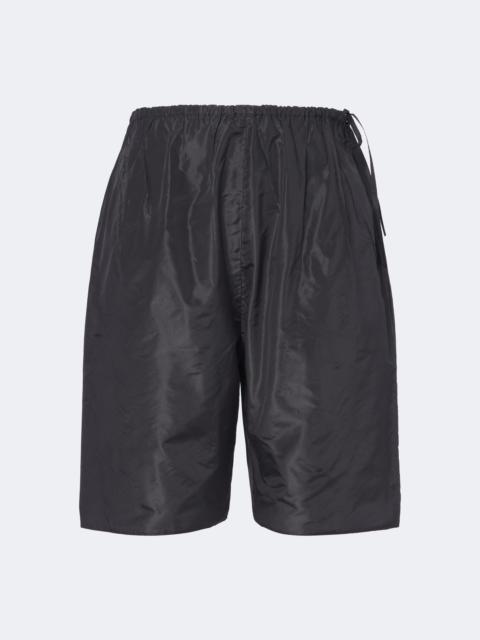 Prada Silk taffeta Bermuda shorts