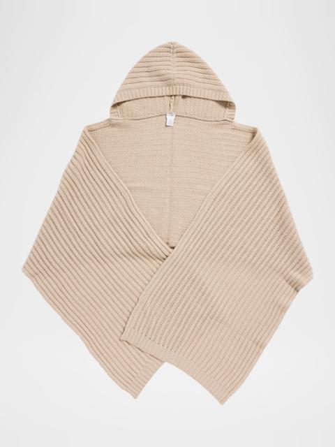 Brunello Cucinelli Cashmere Convertible Hooded Scarf