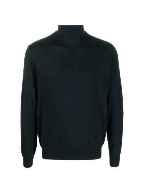 roll-neck cashmere jumper