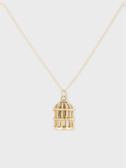 Paul Smith 'Artfully Articulated Birdcage' Vintage Gold Necklace