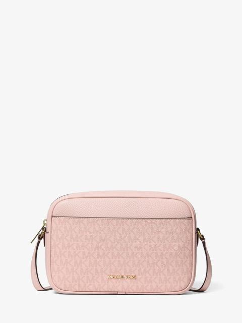 MICHAEL KORS Jet Set Travel Large Signature Logo Camera Crossbody Bag