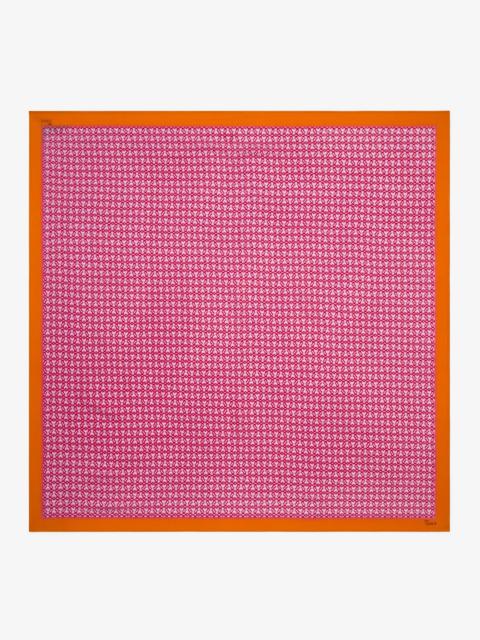 TOUS Orange silk Scarf TOUS Bear