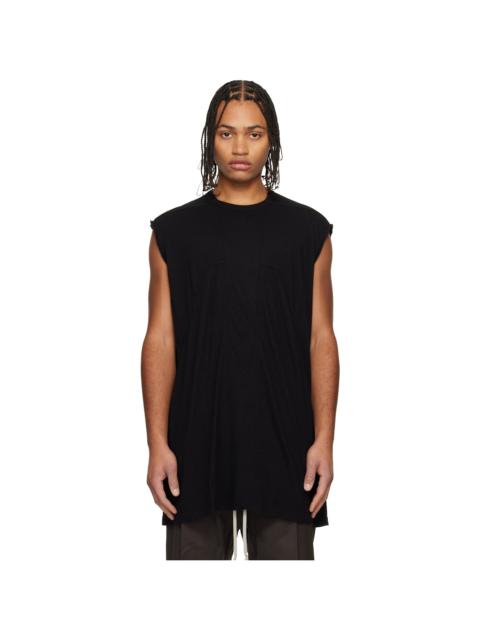 Rick Owens Black Concordians Splintered Tarp T-shirt