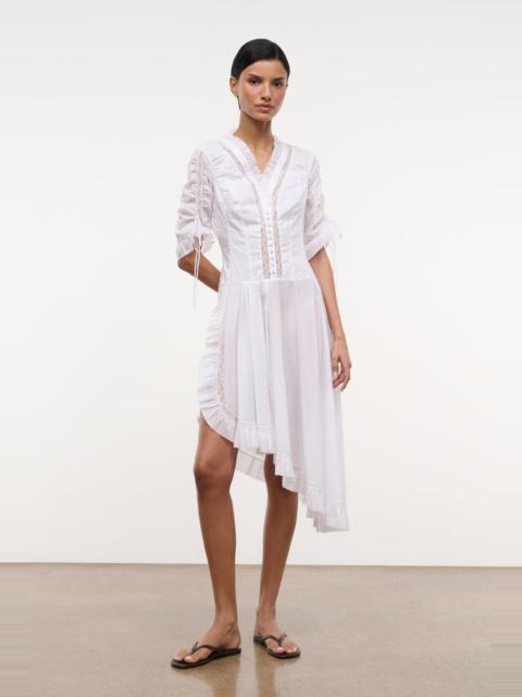 STAUD STAUD PAOLINA DRESS IVORY