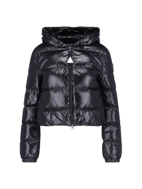 CROPPED HOODED DOWN JACKET