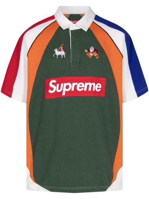 Supreme Rugby "Multicolor" embroidered polo shirt
