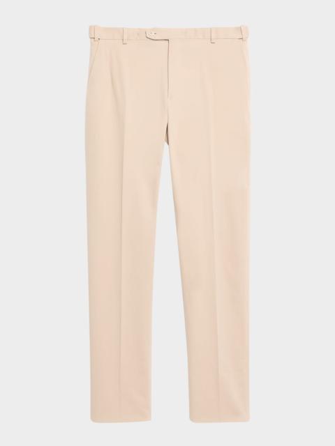 Brioni Men's Twill Modern-Fit Formal Pants