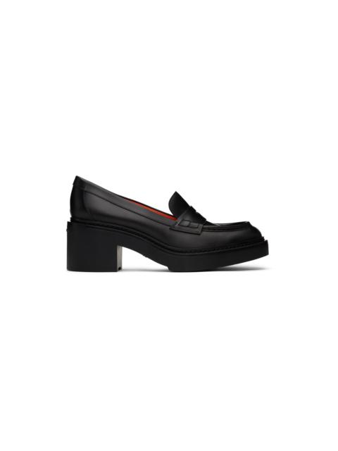 Black Loafer Heels