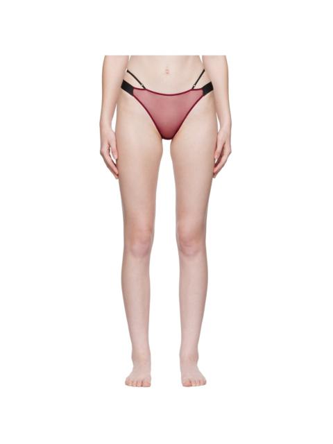 NENSI DOJAKA SSENSE Exclusive Burgundy Briefs