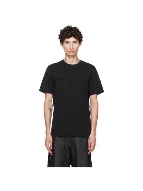 Moncler Black Logo Cotton T-shirt