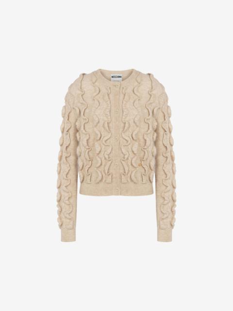 Moschino PULLOVER IN STRETCH MOHAIR GOLDEN M