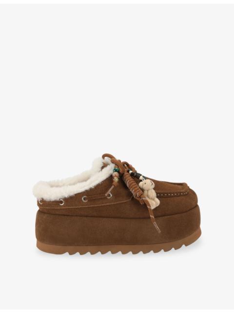 STEVE MADDEN Cuddly Charm Leather Loafers