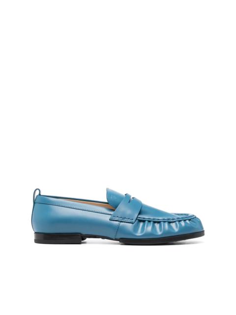 Tod's flat leather loafers