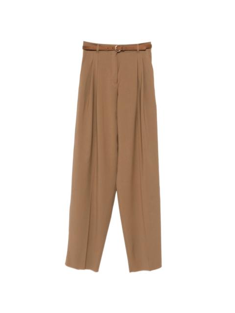 Max Mara pleated belted trousers