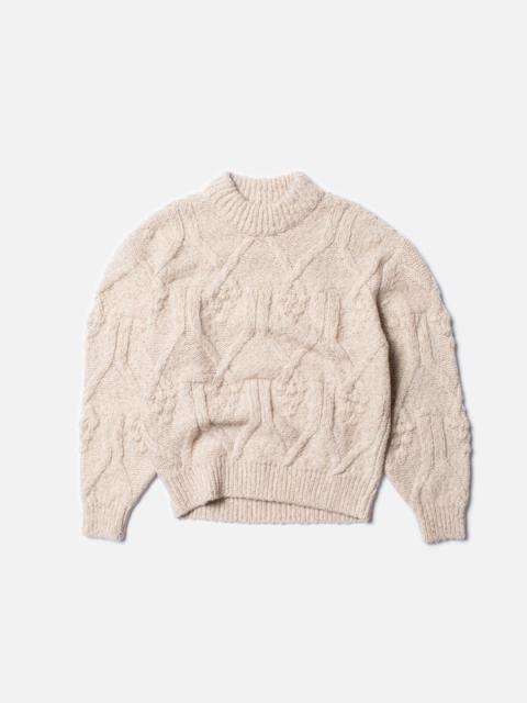 Nudie Jeans Elsa Cable Knit Oat