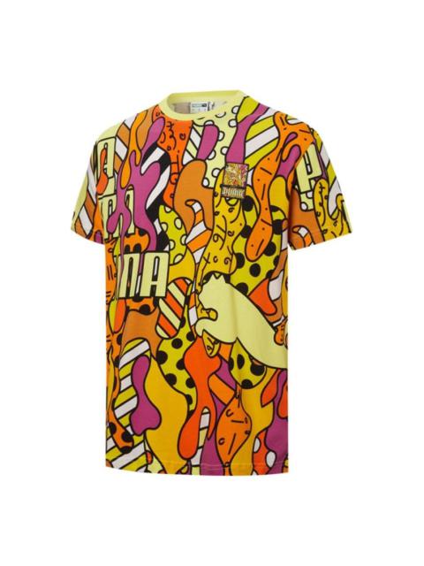 PUMA PUMA x BRITTO Aop Tee Sports Unisex Orange 532235-51