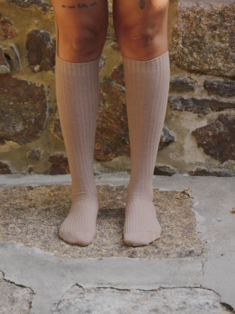 BASERANGE Rib Knee Socks
                  - Organic Cotton Rib