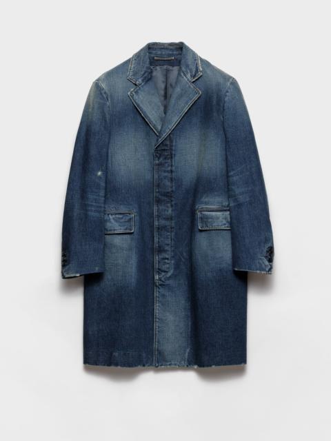 Prada Washed denim coat