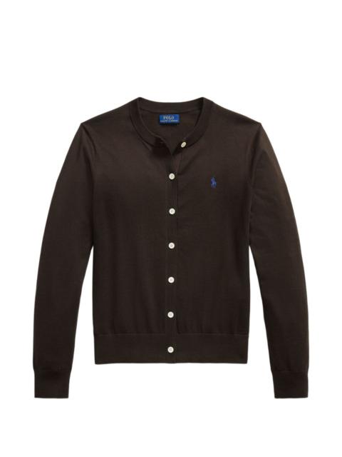 Polo Ralph Lauren logo-embroidered button-front cardigan