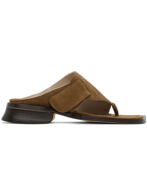 MARYAM NASSIR ZADEH Tan Tupelo Sandals