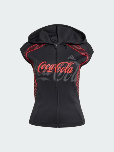adidas ADIDAS X COCA-COLA SLOUCHY GFX HOODED TOP