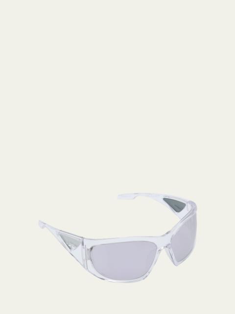 Givenchy Giv Cut Acetate Wrap Sunglasses