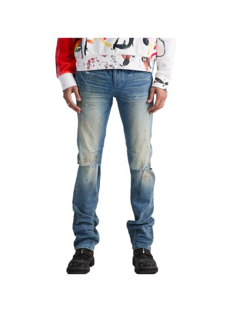 RTA Olivier Stacked Jeans "Muddy Sky" MLFQD1070 B1838MDSKY