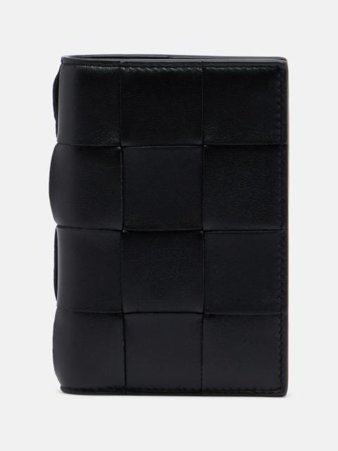 Bottega Veneta Intrecciato leather passport holder