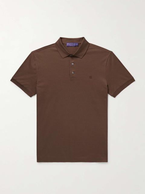 Ralph Lauren Logo-Embroidered Cotton-Piqué Polo Shirt