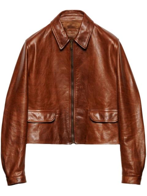 Prada leather jacket