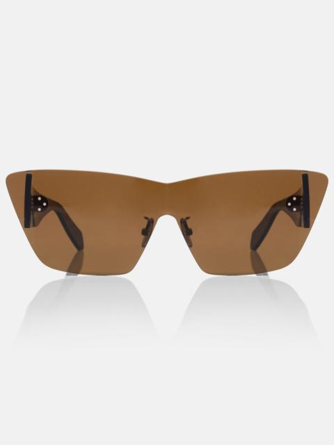 CELINE Fashion Show shield sunglasses