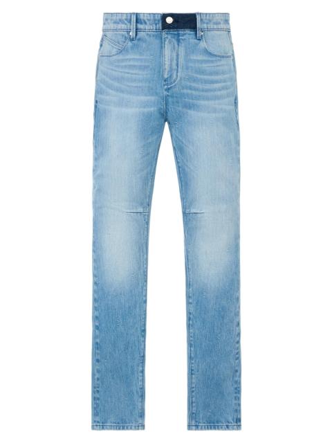 RTA Men's Exodus D-Bryant Faded Skinny Jeans - Blue Pinstripe Rta