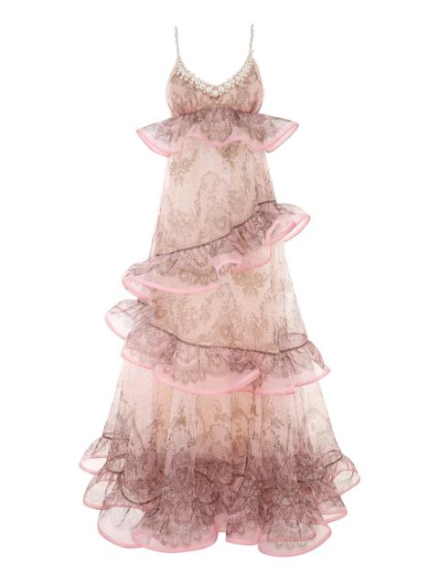 Zimmermann CRUSH EMBELLISHED MAXI DRESS