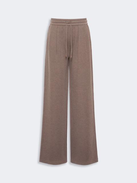 Max Mara DANCING Jersey and cotton trousers - MUD