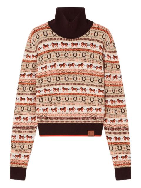 Stella McCartney Fair Isle patterned roll-neck sweater