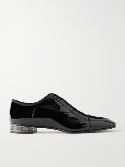 Christian Louboutin Greggo Patent-Leather Oxford Shoes