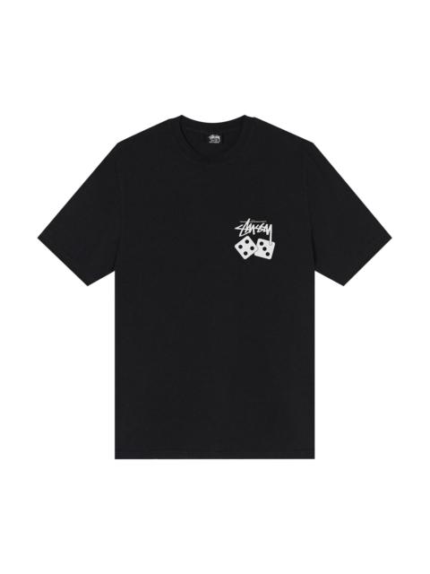 Stussy Dice Pigment Dyed Tee 'Black'