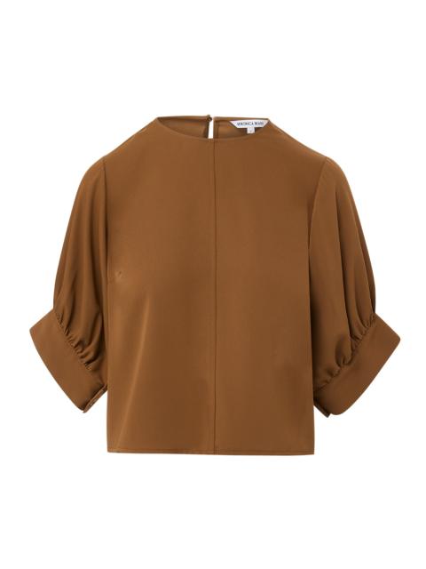 MARGARET MATTE CREPE TOP