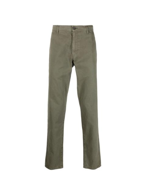 straight-leg chino trousers