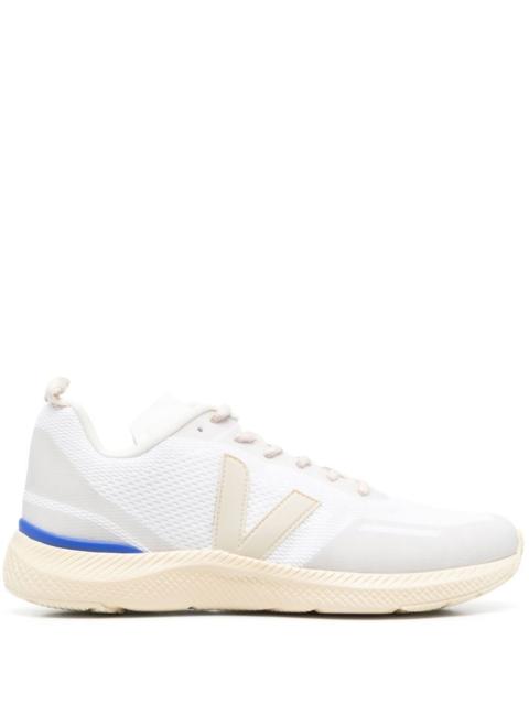VEJA V patch mesh lace-up sneakers