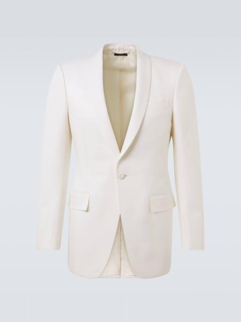 TOM FORD Wool and silk suit jacket