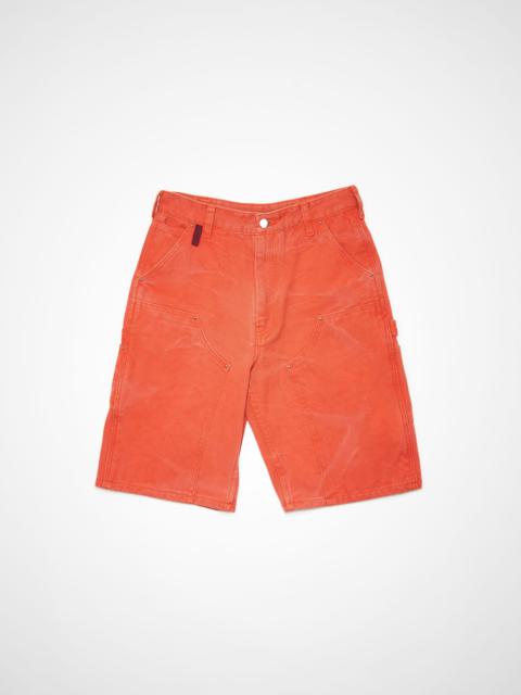 Acne Studios Workwear shorts - Mandarin orange