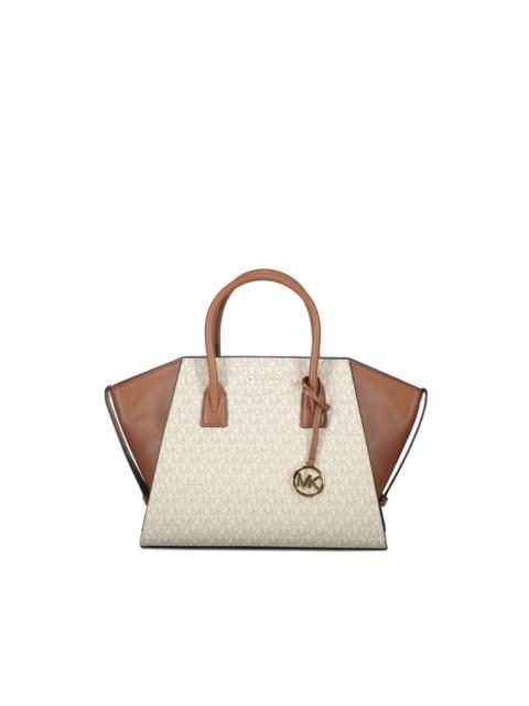 MICHAEL KORS Avril logo-plaque tote bag