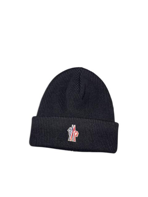 Moncler Grenoble embroidered logo hat